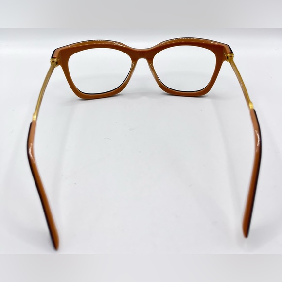 Calvin Klein CK8539S Black Gold Cat-Eye Sunglasses Frames Only - Picture 6 of 8